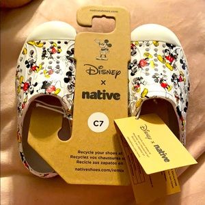 Disney x native Mickey Mouse print shoes